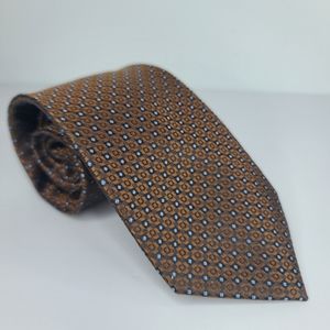 CROFT & BARROW Silk Brown Neck Tie.